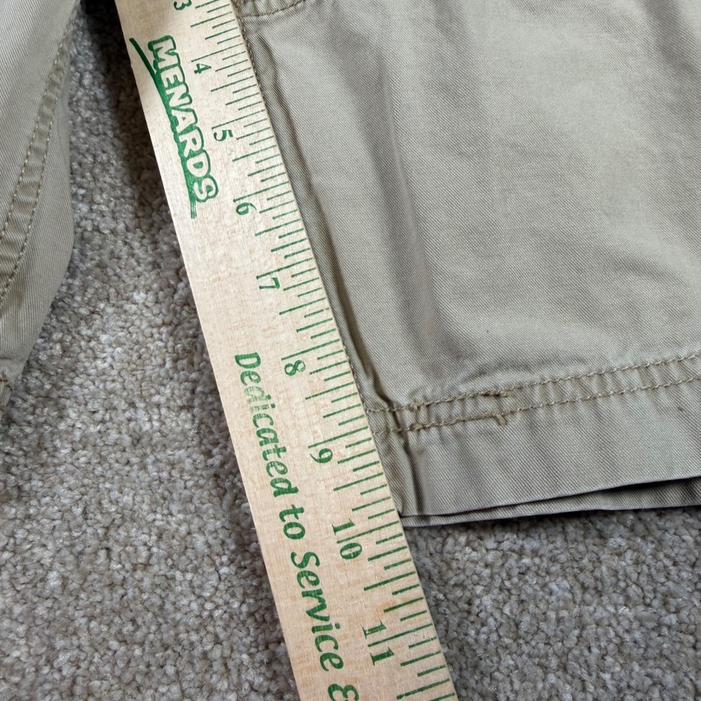 Levi's Cargo Short Men 33(FITS 34x10) Khaki Cotton Utility Pocket Shorts READ - Picture 8 of 10